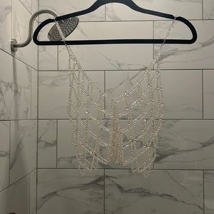 Zara beaded tank top